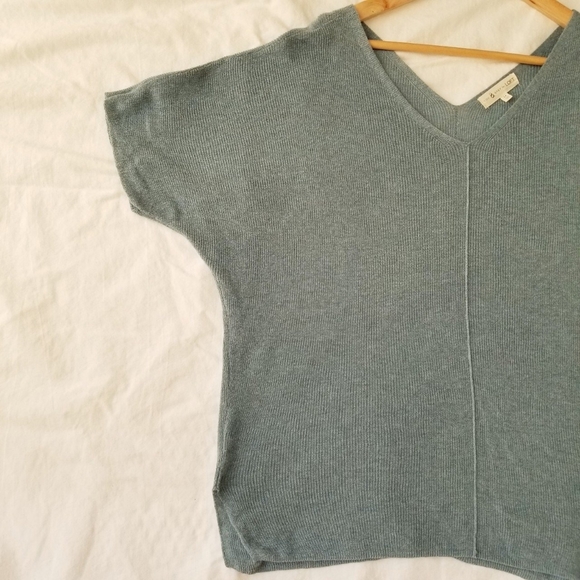 Lou & Grey for Loft Double V-neck sweater - Picture 4 of 4